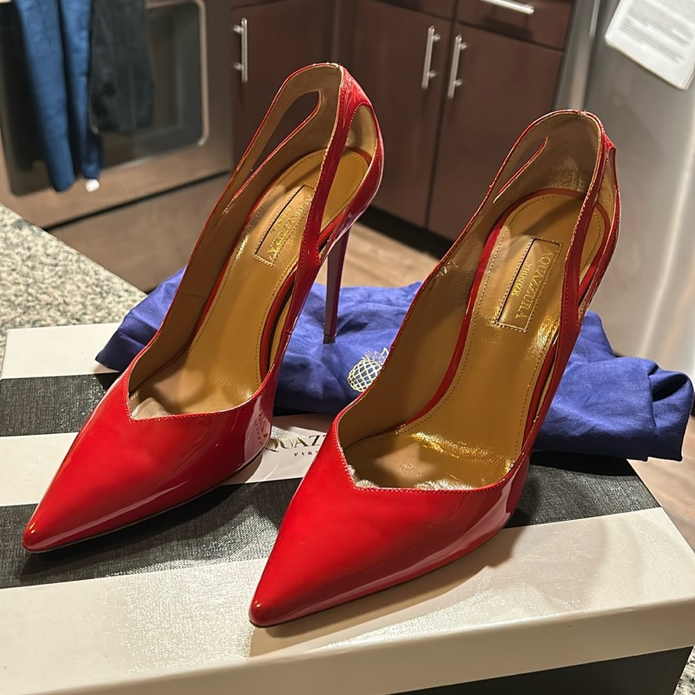 Aquazzura Red Heels